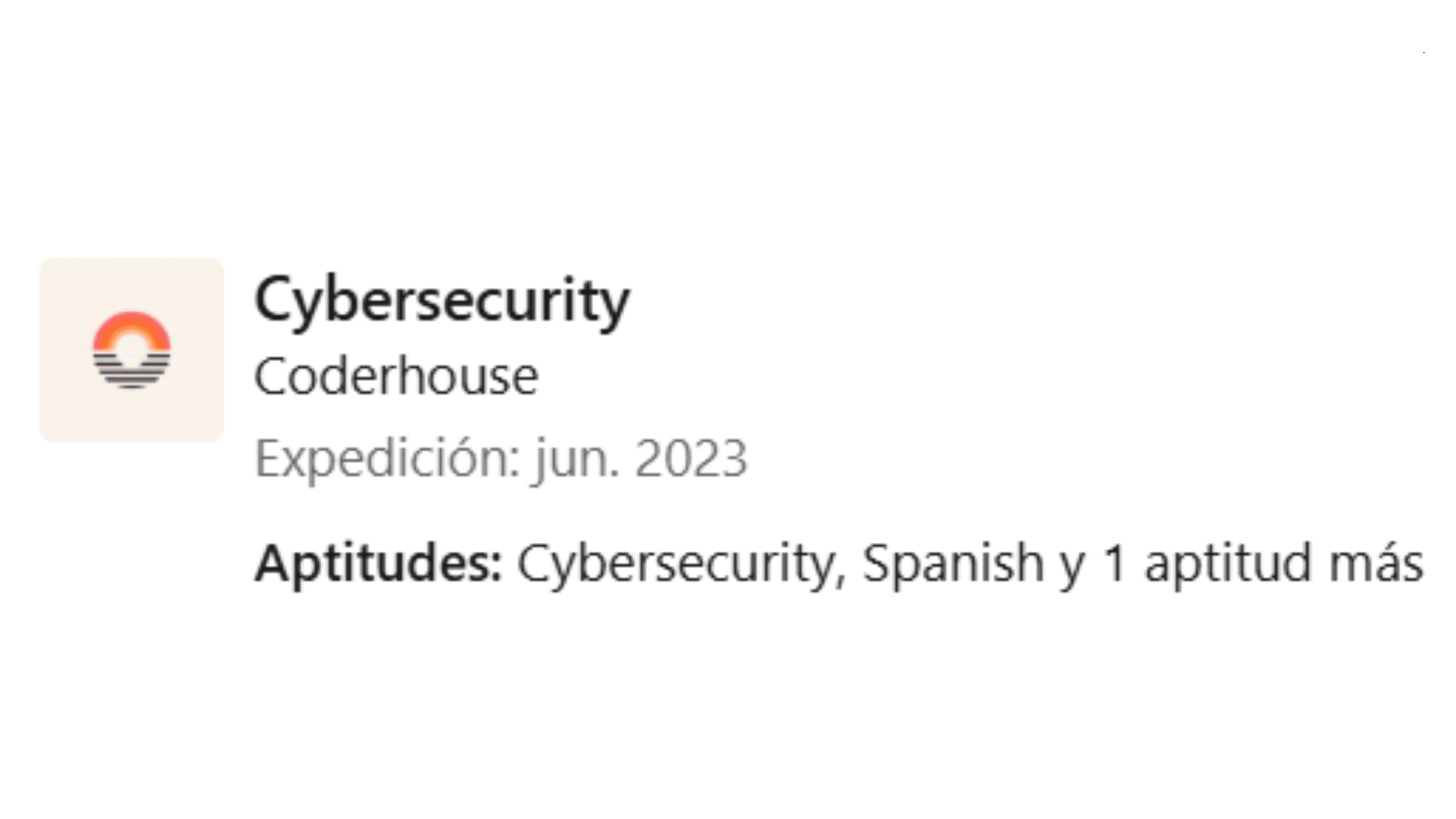 Carlos Anaya Ruiz - Certification: Cybersecurity - Coderhouse